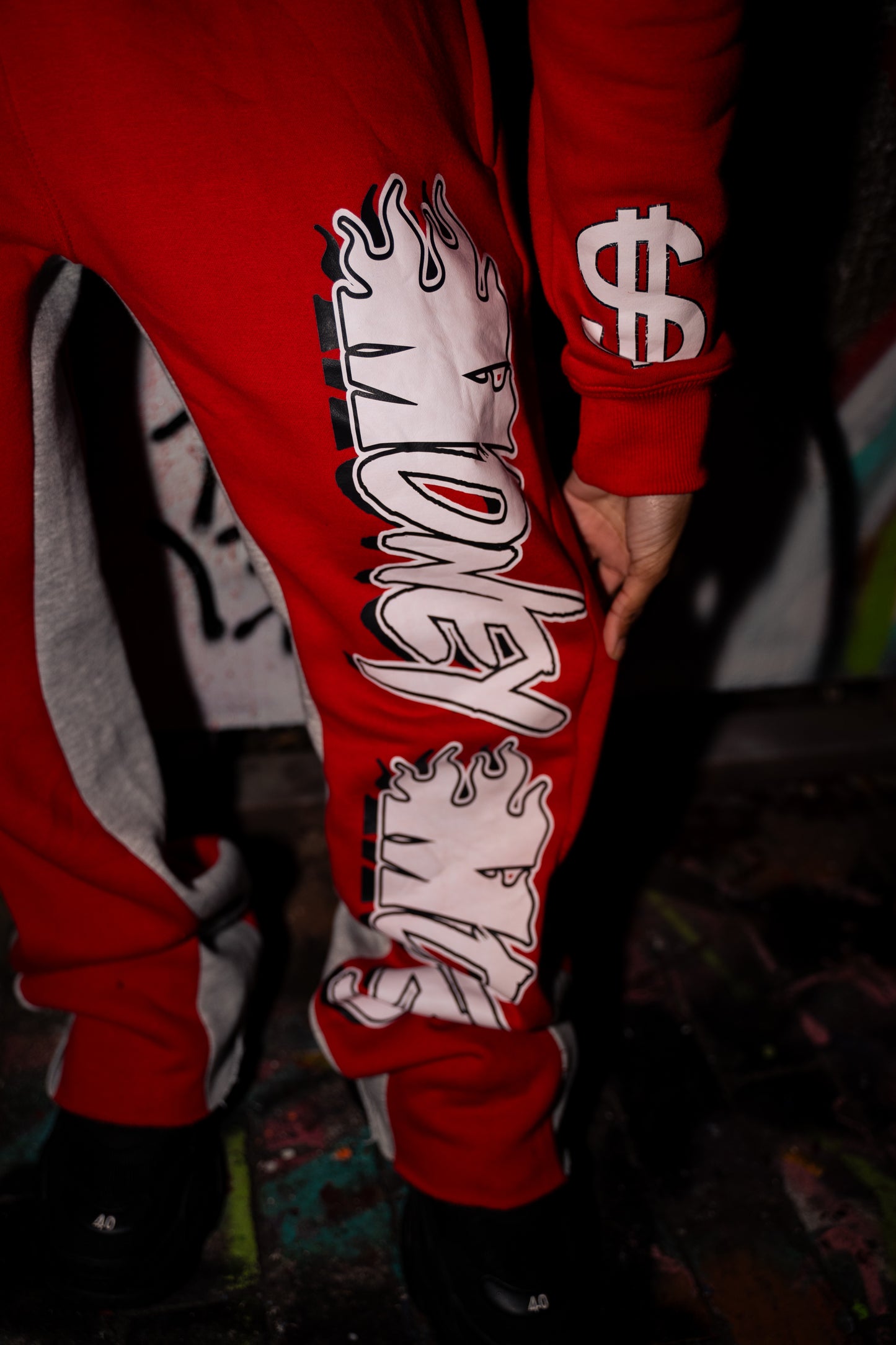 Lowlife MoneyMoves Sweatsuits Red